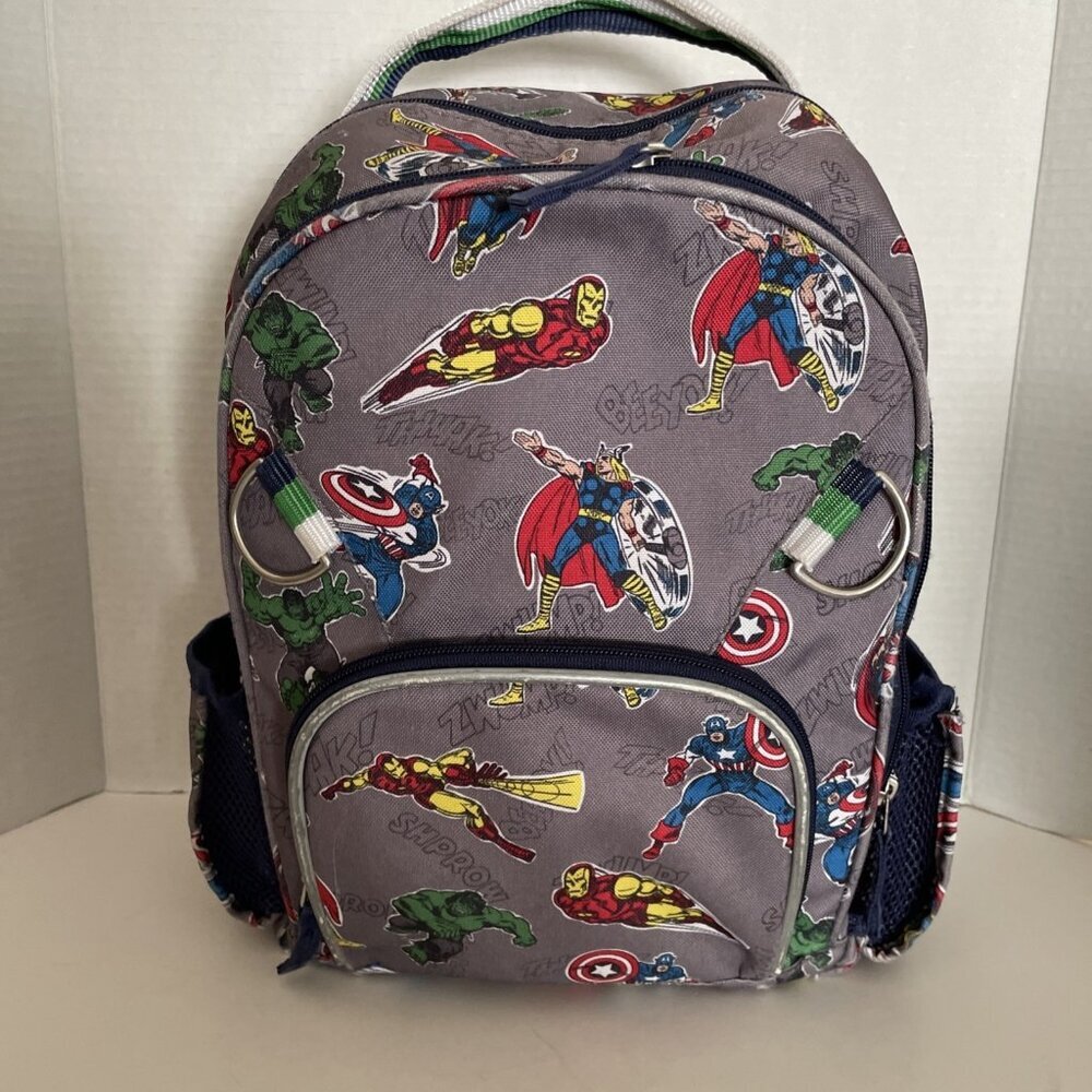 Pottery Barn Kids Mackenzie Marvel Comics Backpack & Lunch Box Superhero - Picture 2 of 16